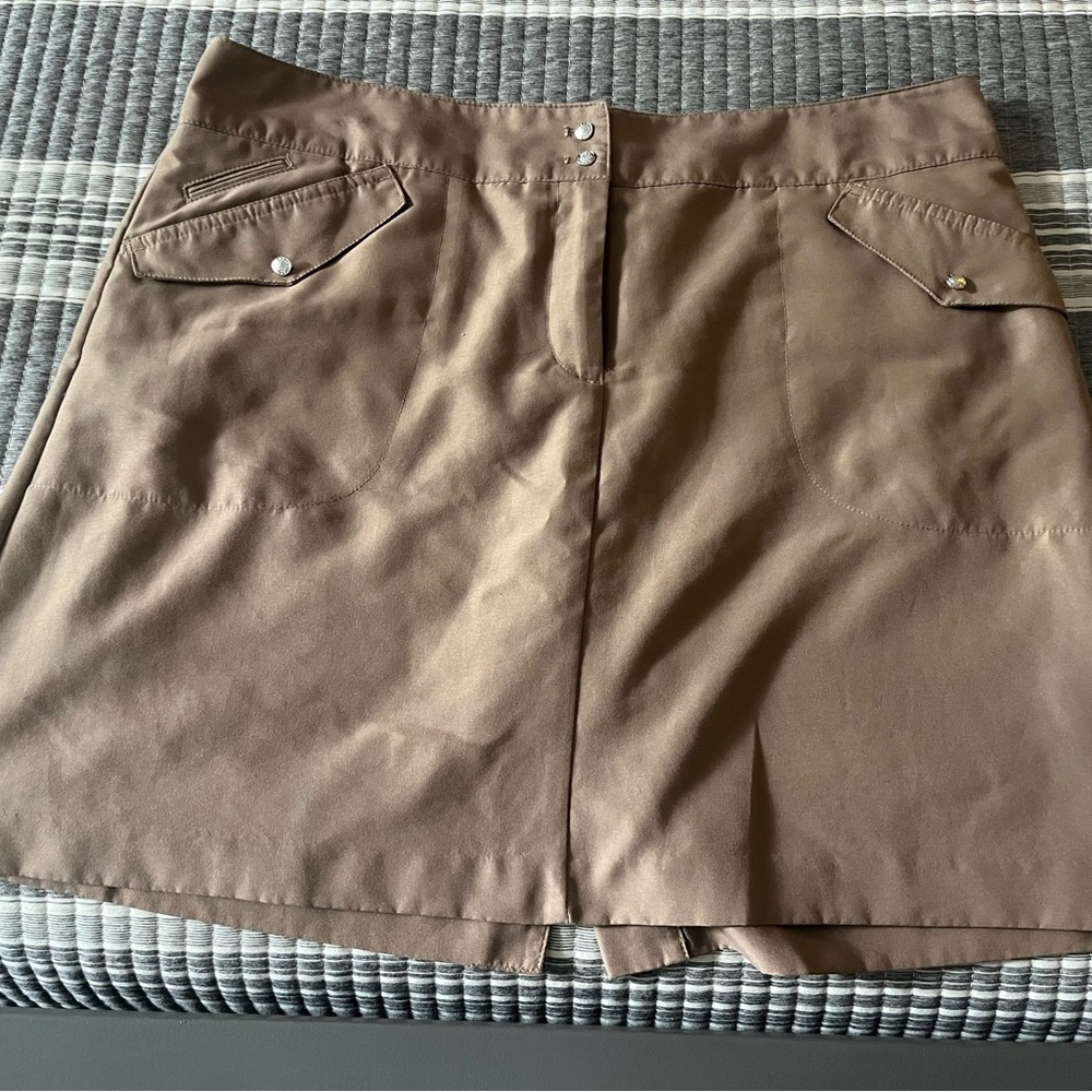 Izod Brown Mini Skirt